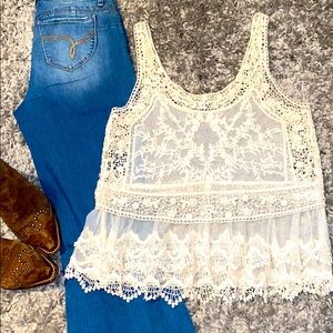 Gorgeous lace summer top